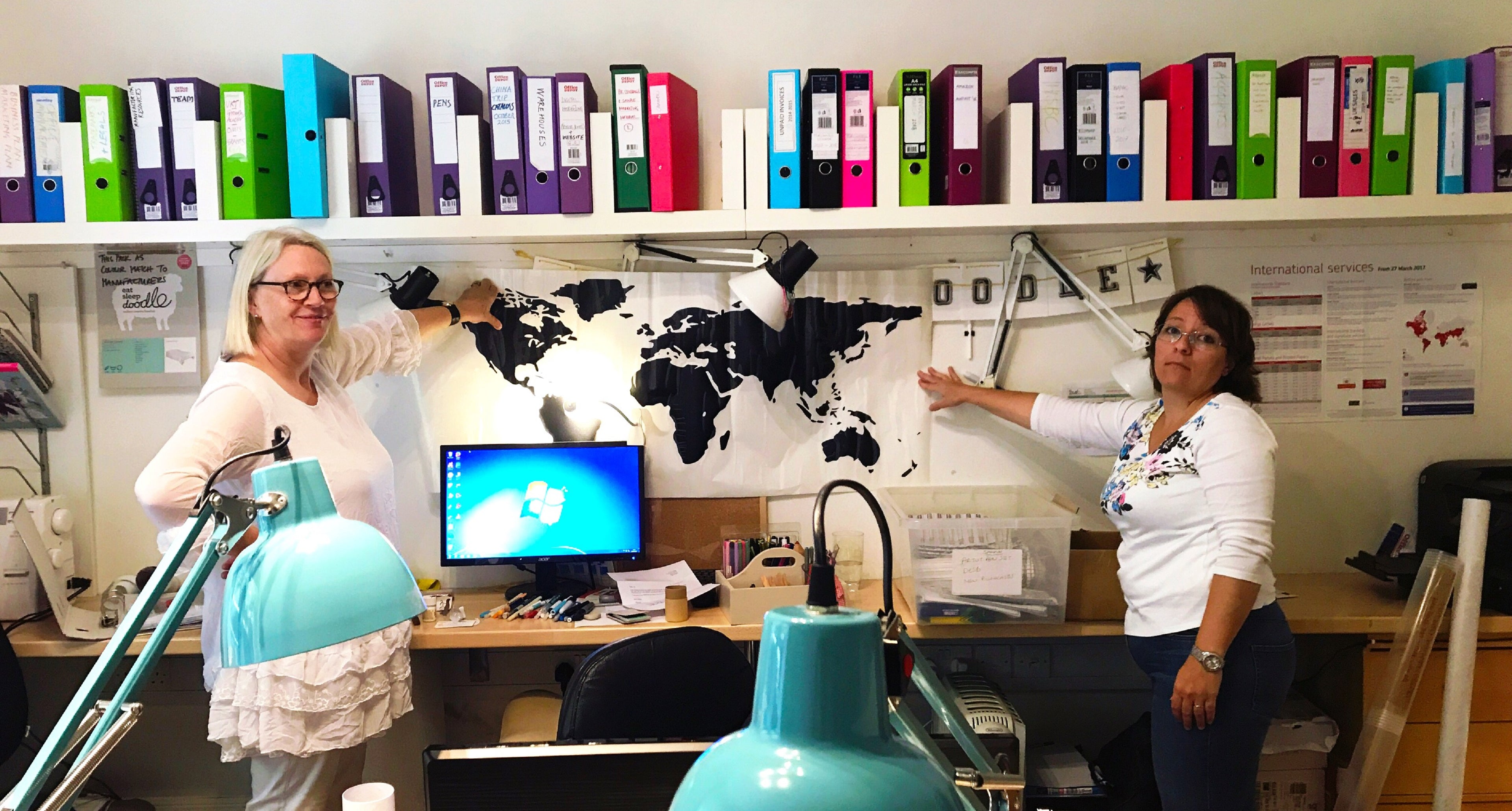Redecorating the office and fun ideas with wall stickers