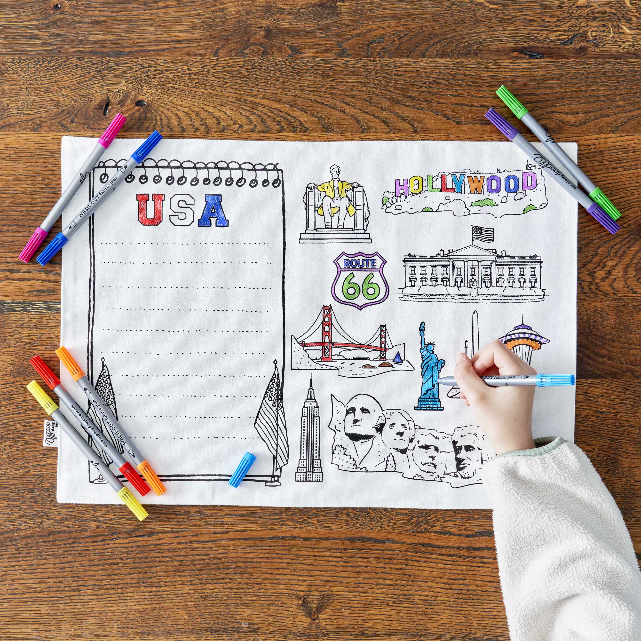 DIY coloring gifts American souvenir