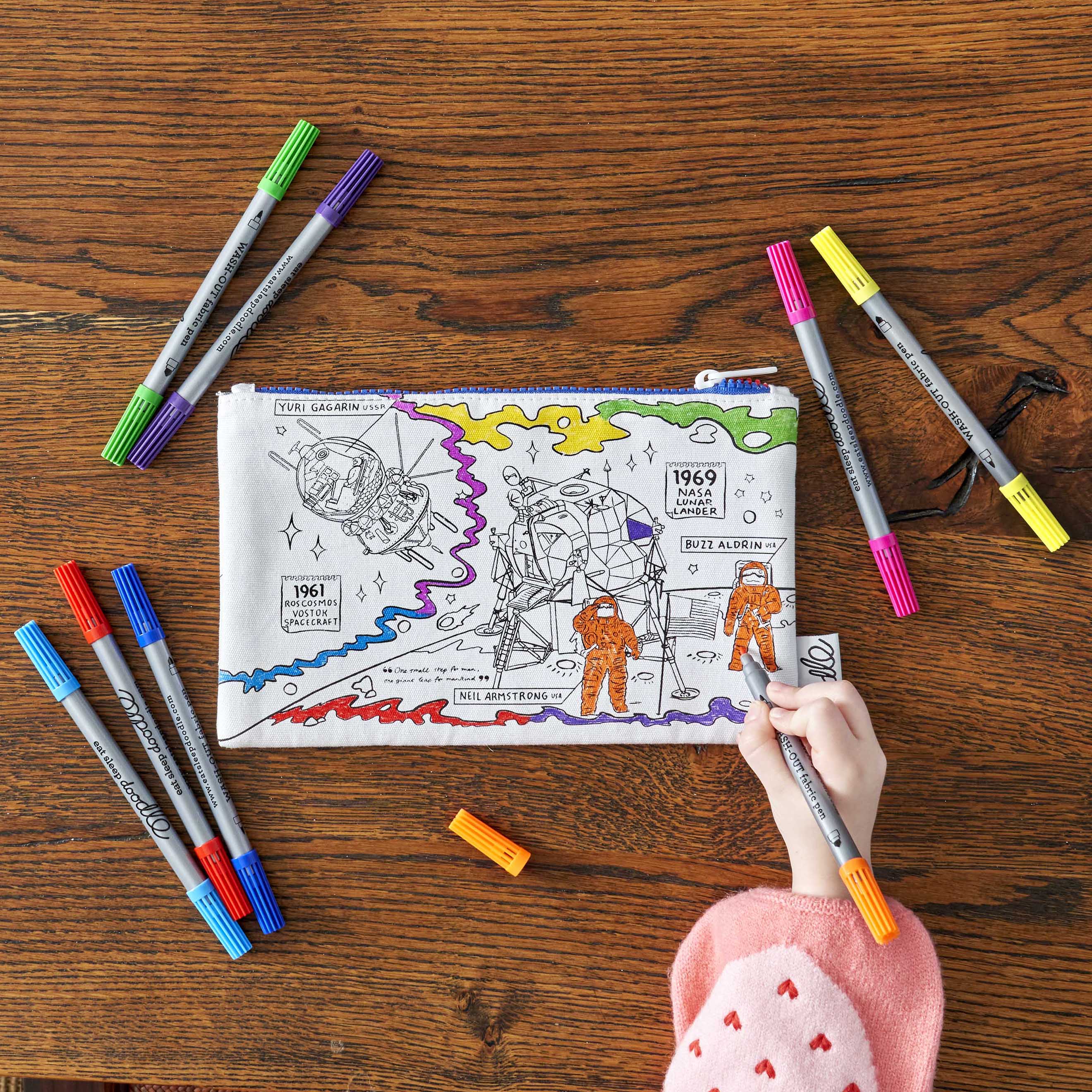space explorer pencil case - party pack of 10