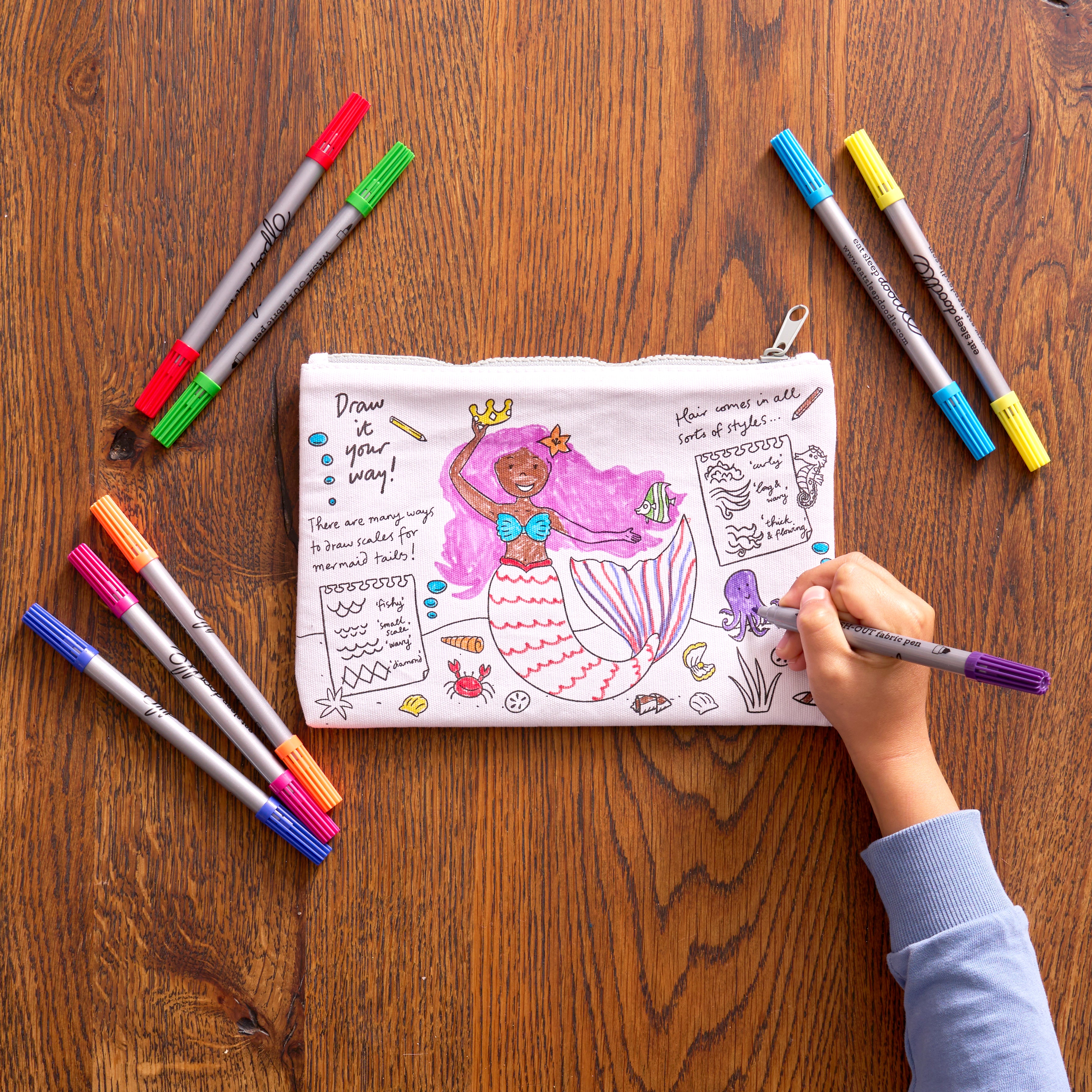 mermaid pencil case