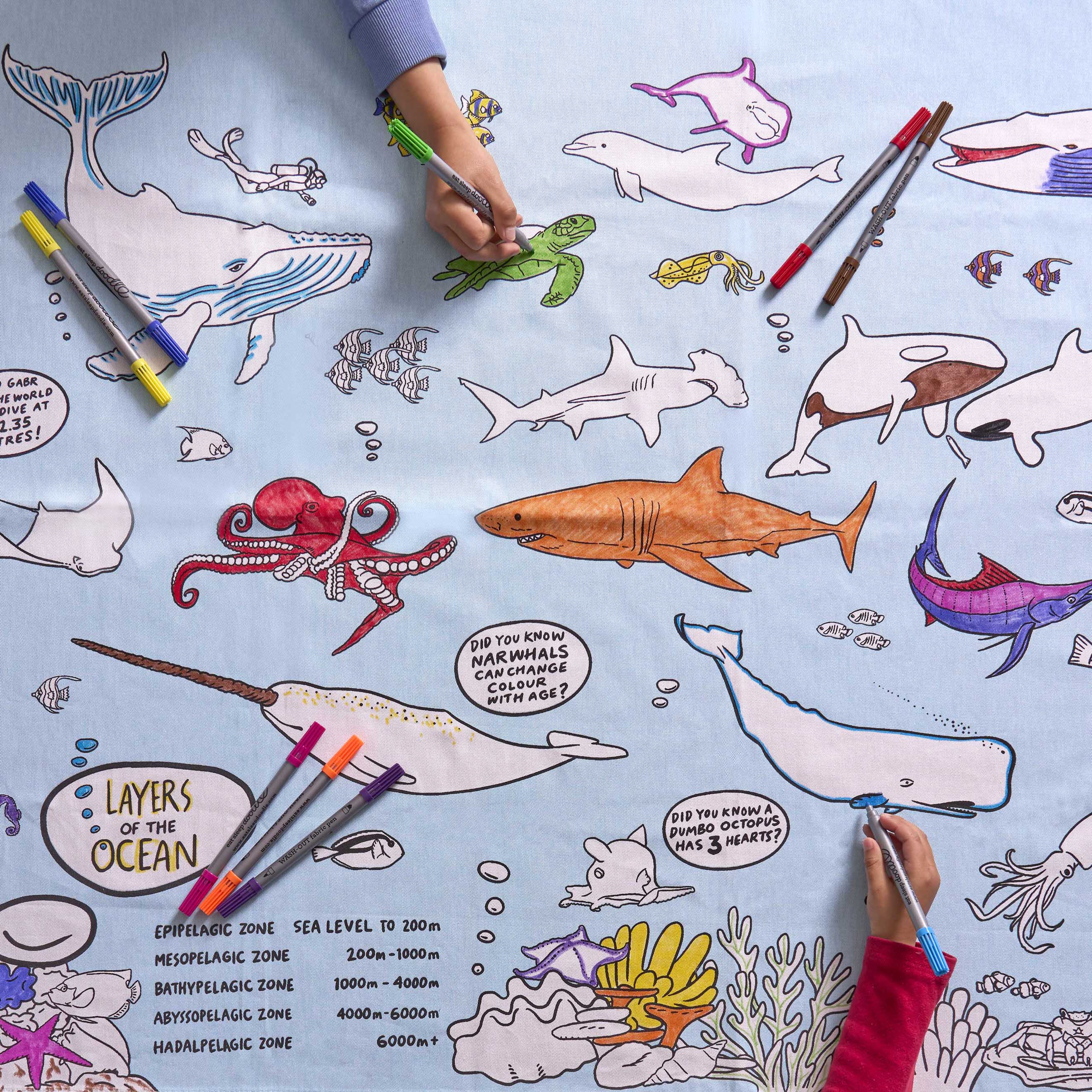 under the sea tablecloth