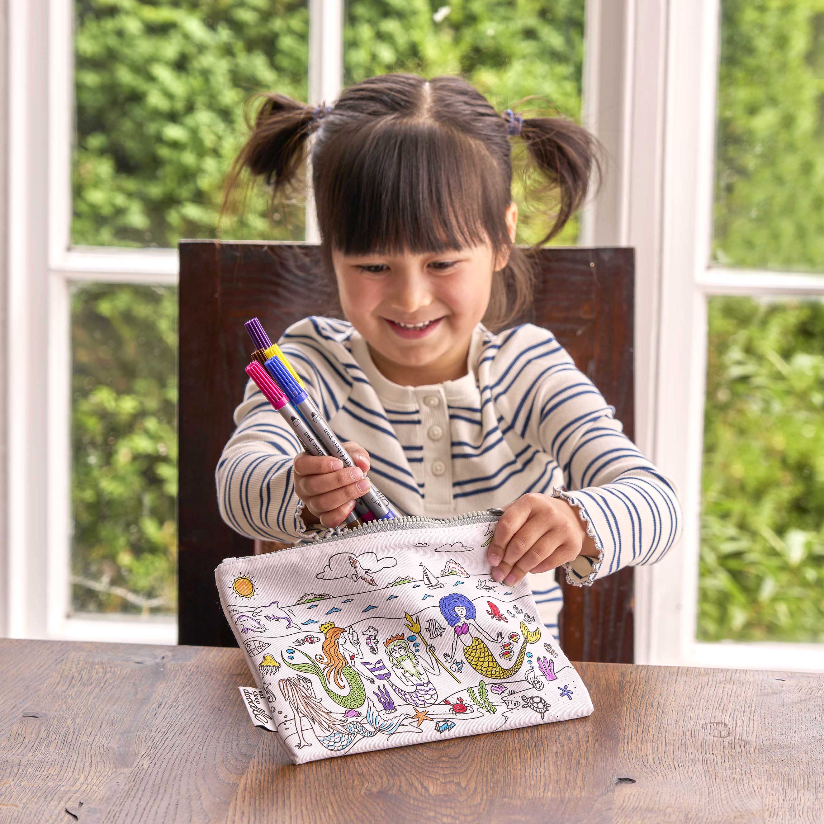 mermaid pencil case