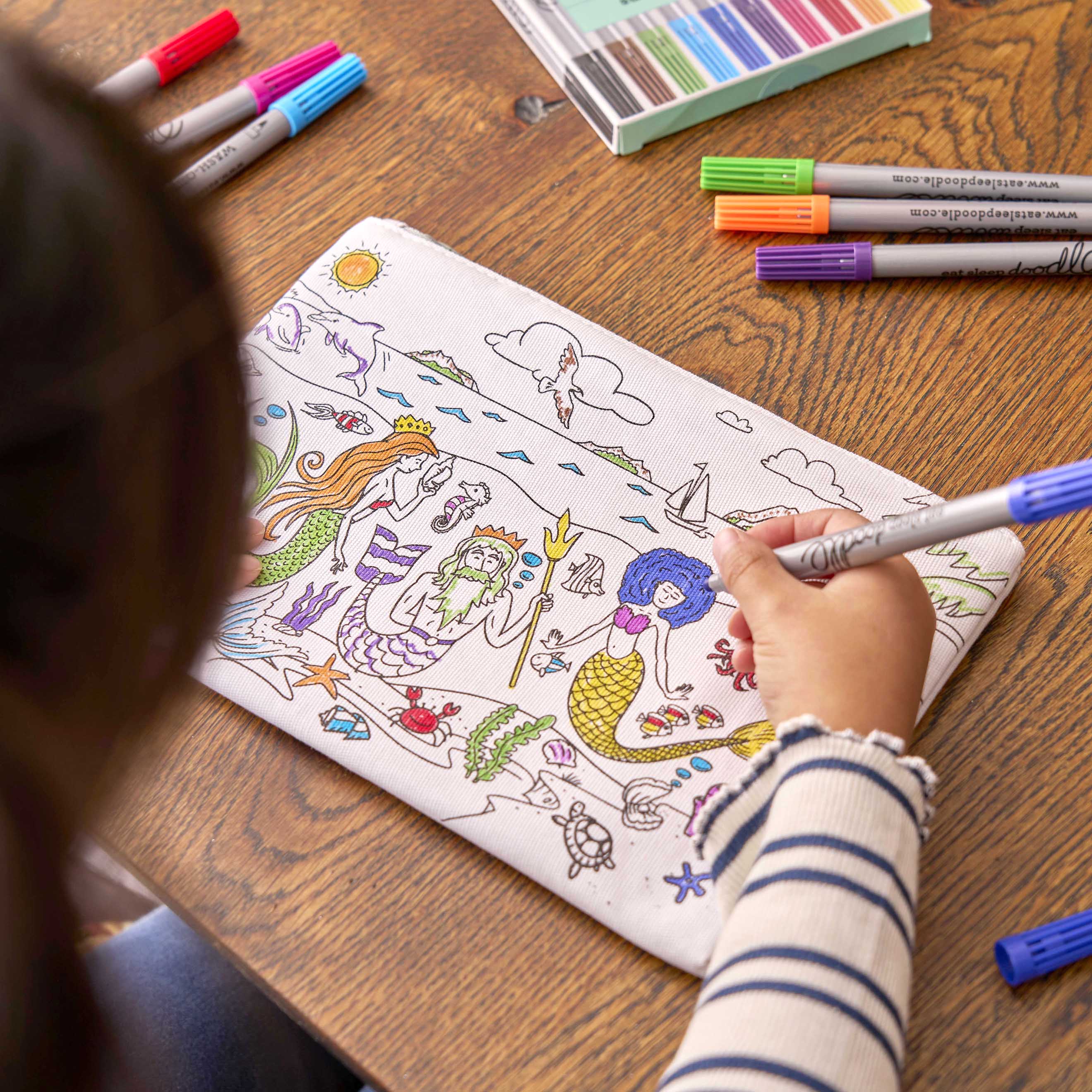 mermaid pencil case