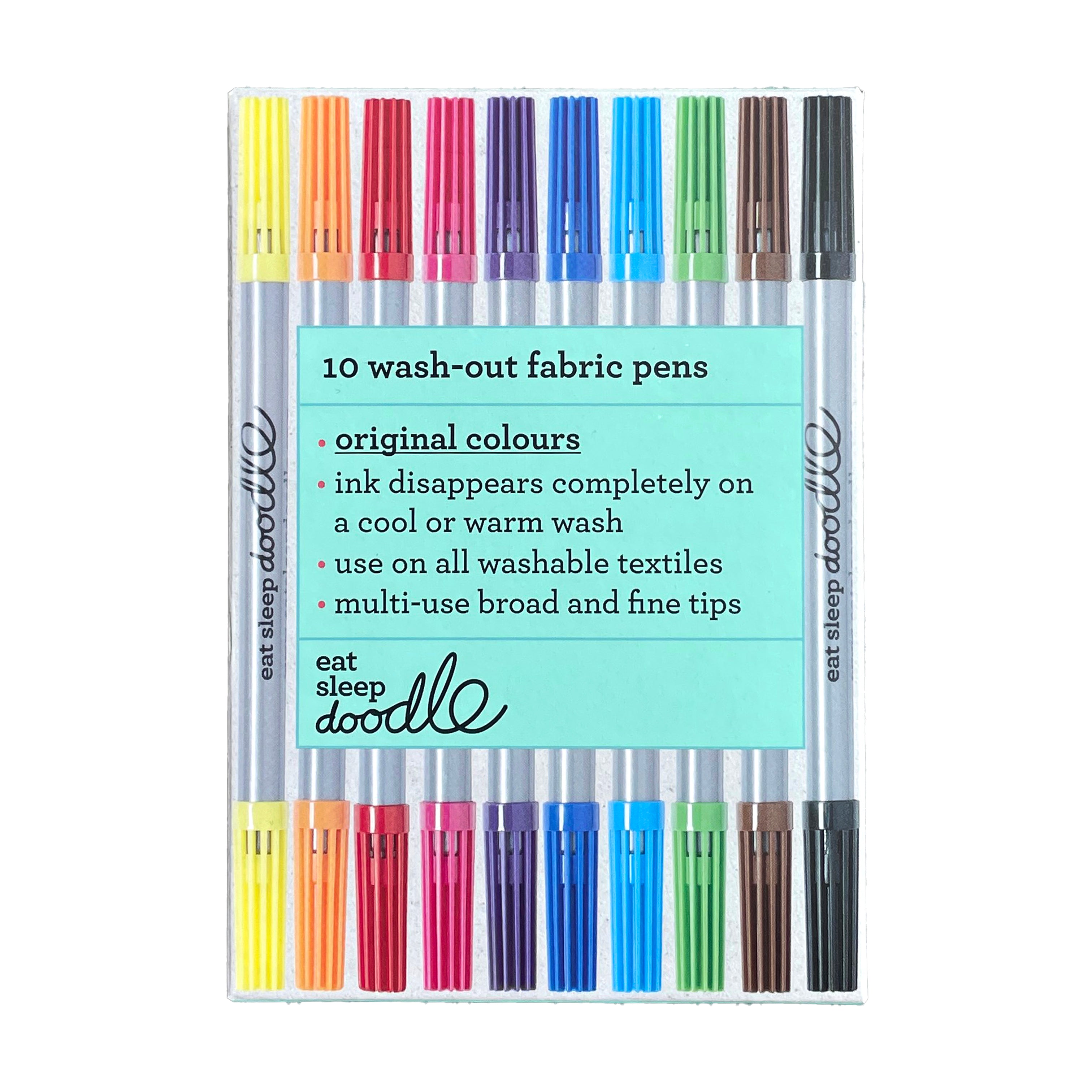 doodle wash-out pen set: classic colours