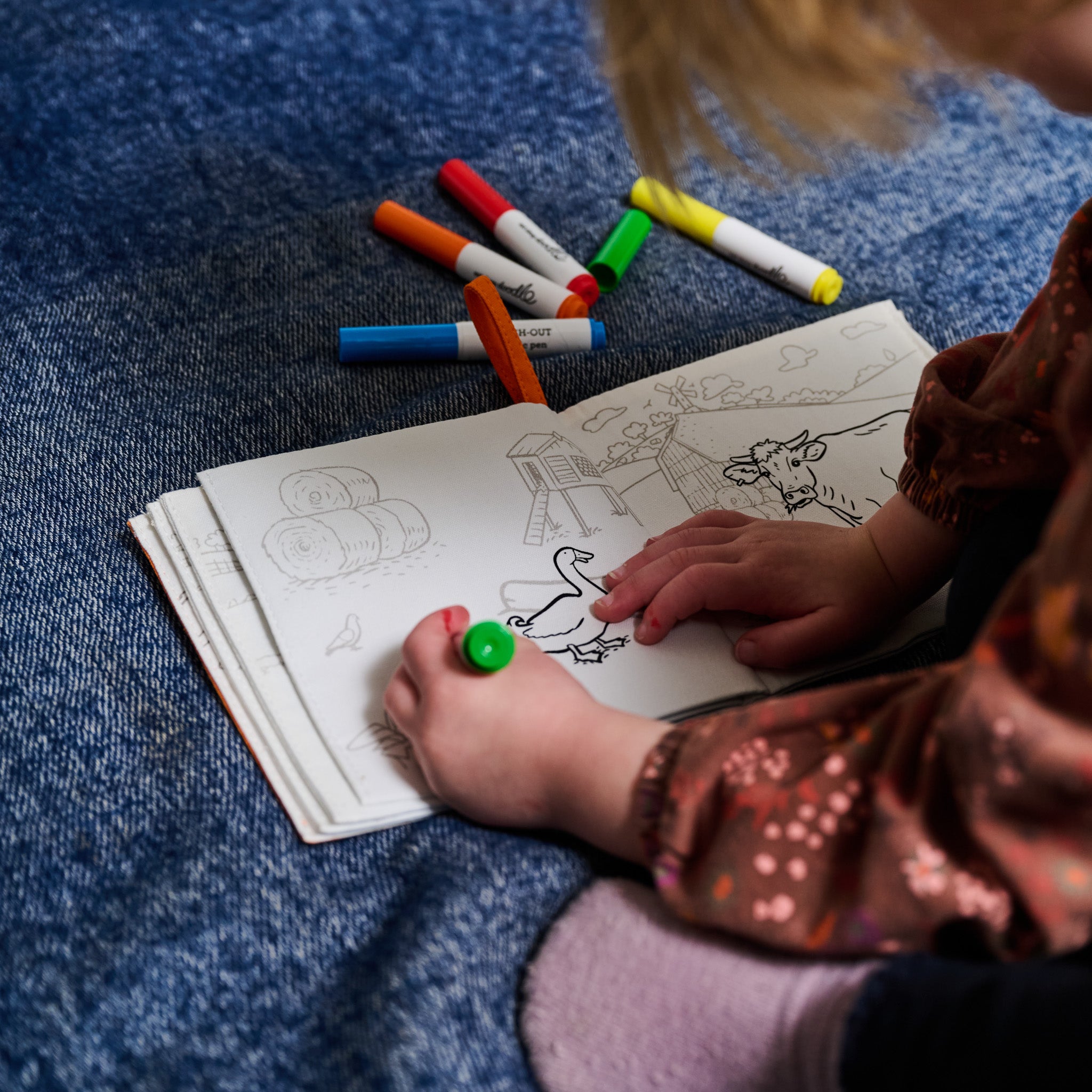 farmyard colour in book