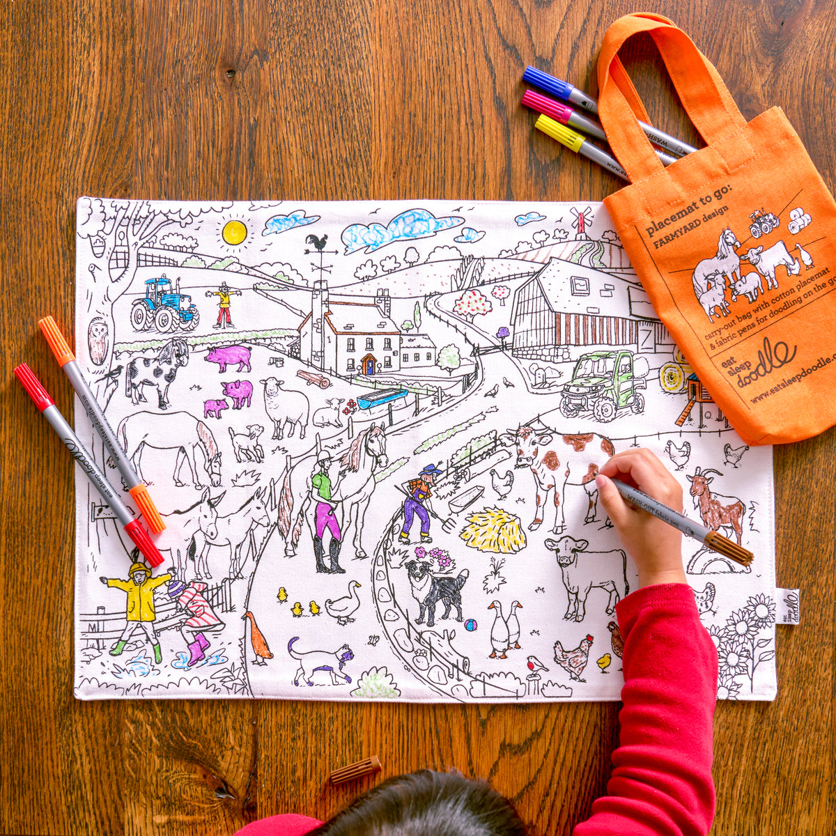 Farmyard colour in bundle
