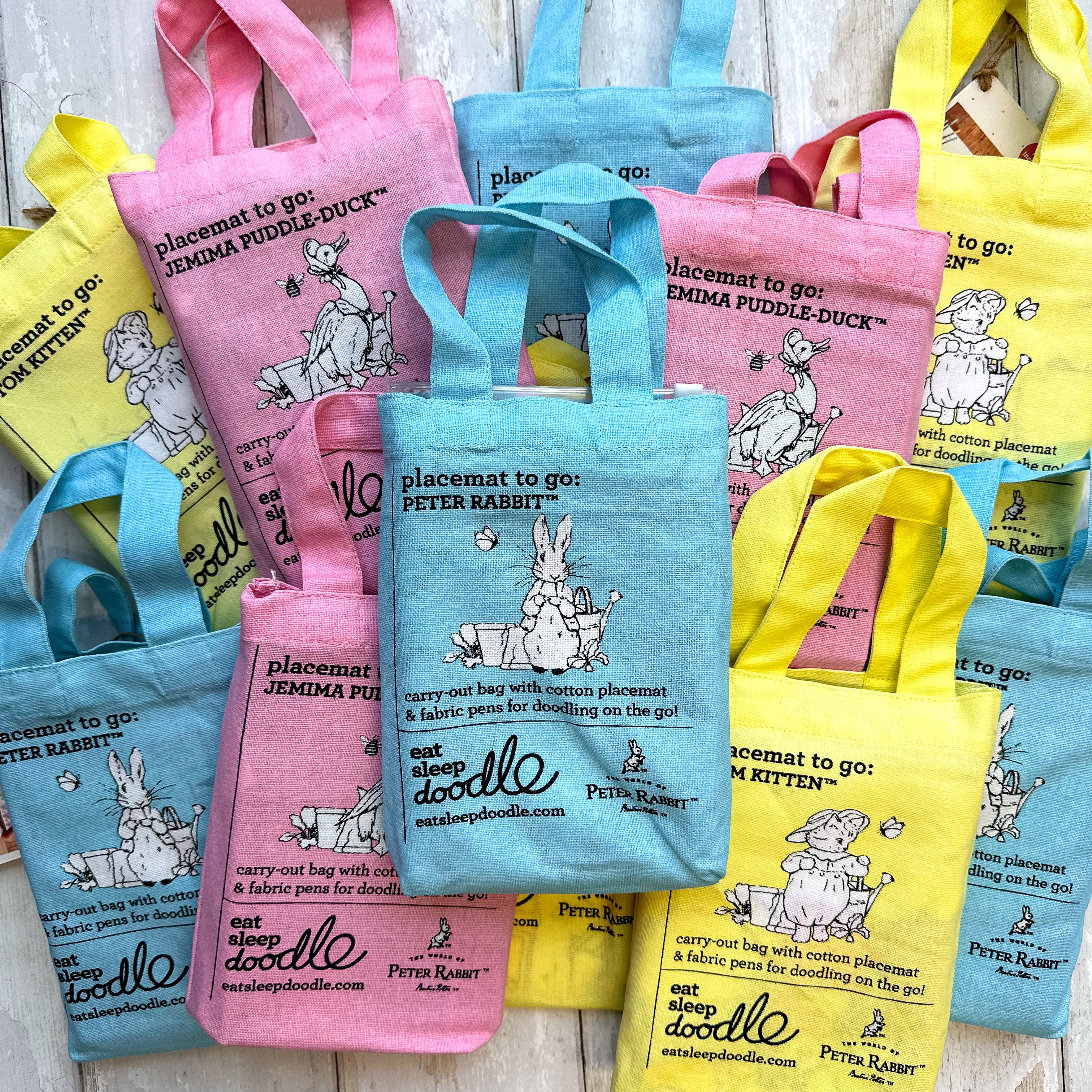 peter rabbit tote bags