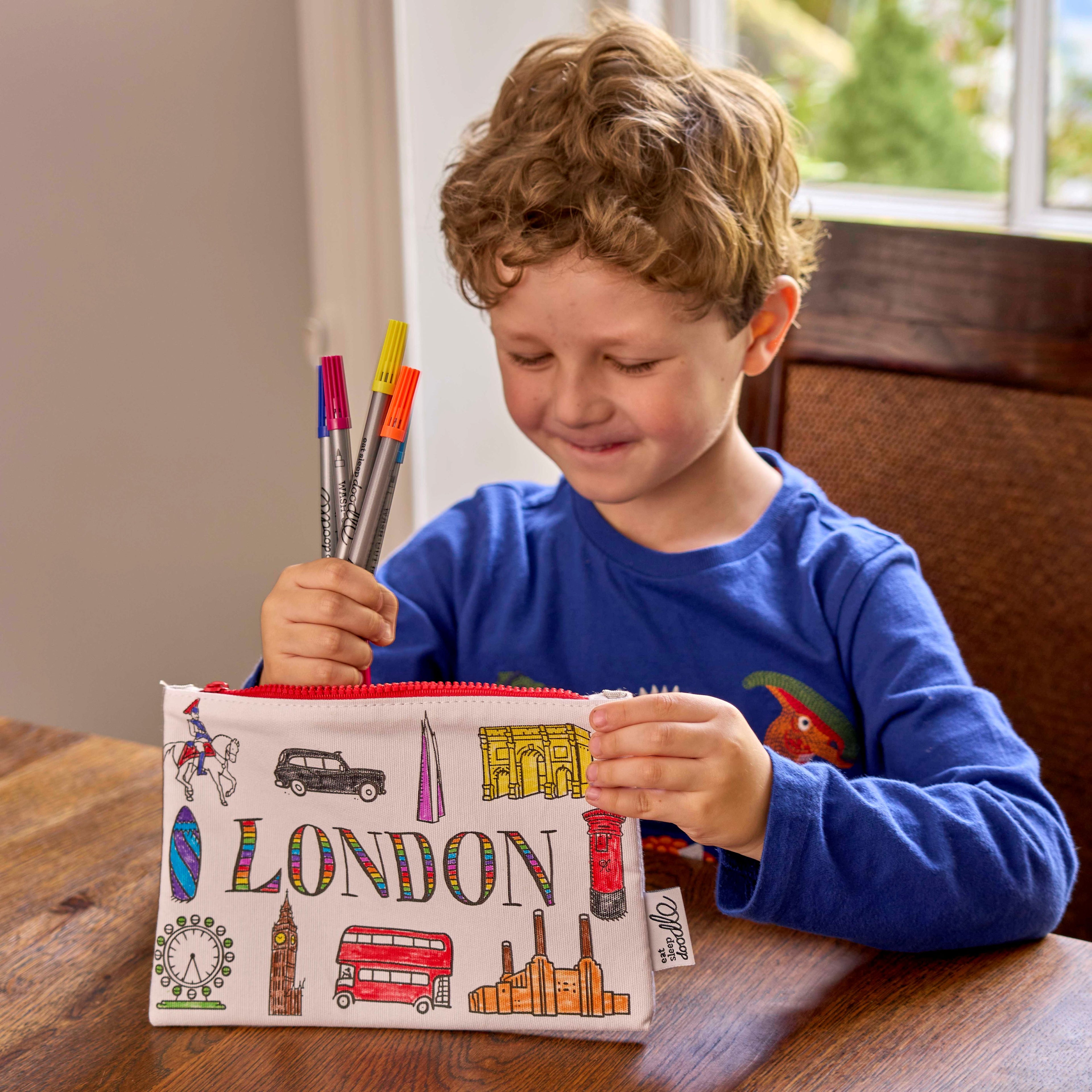 London pencil case