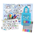 world map colour in bundle