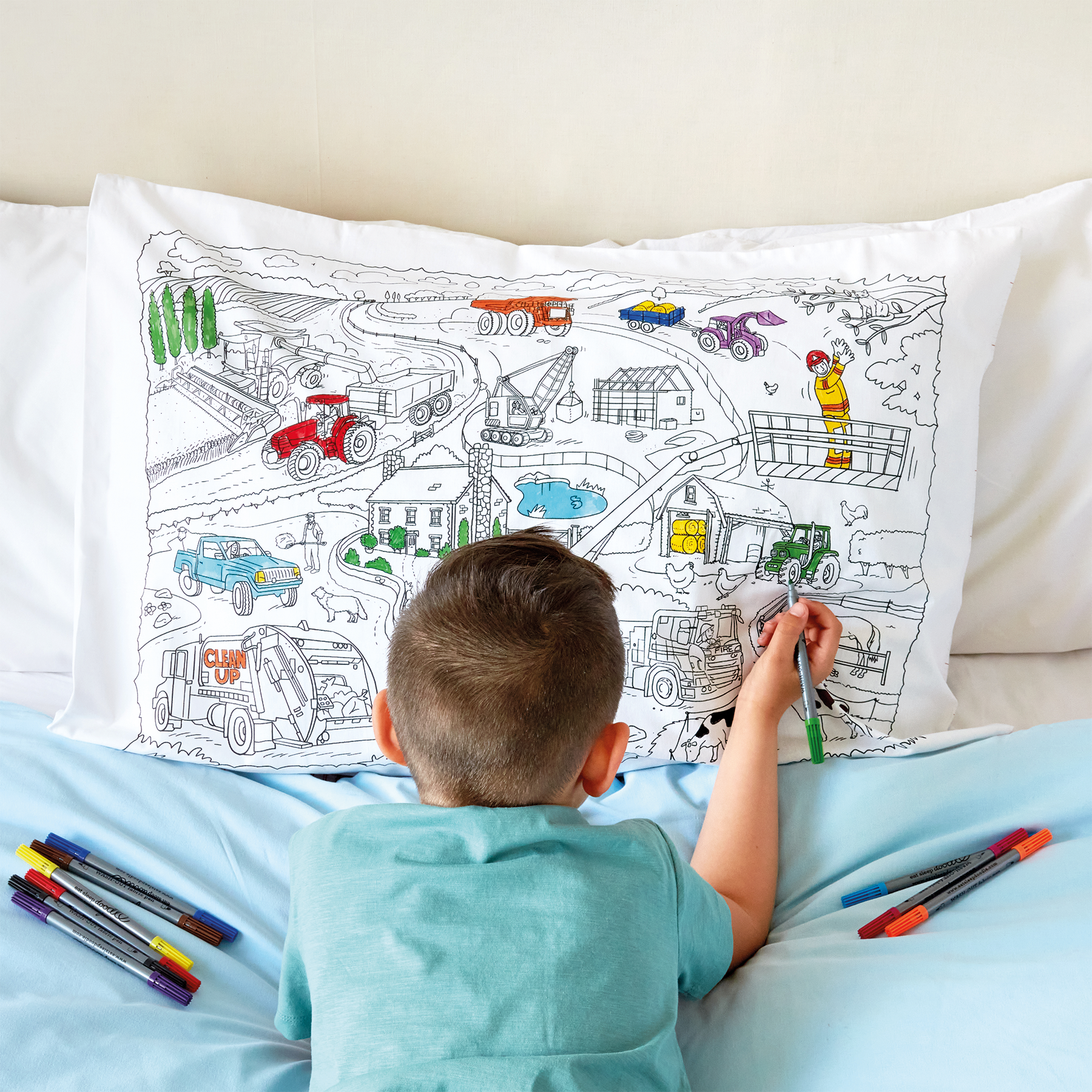 ultimate sleepover bundle - colour your own pillowcase