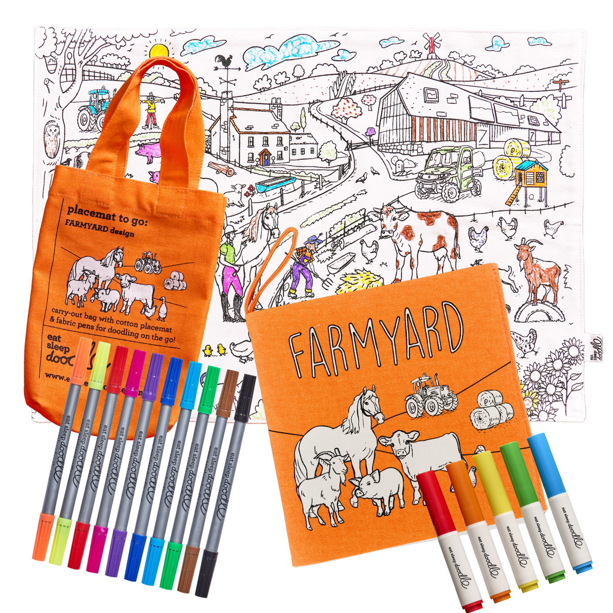 Farmyard colour in bundle