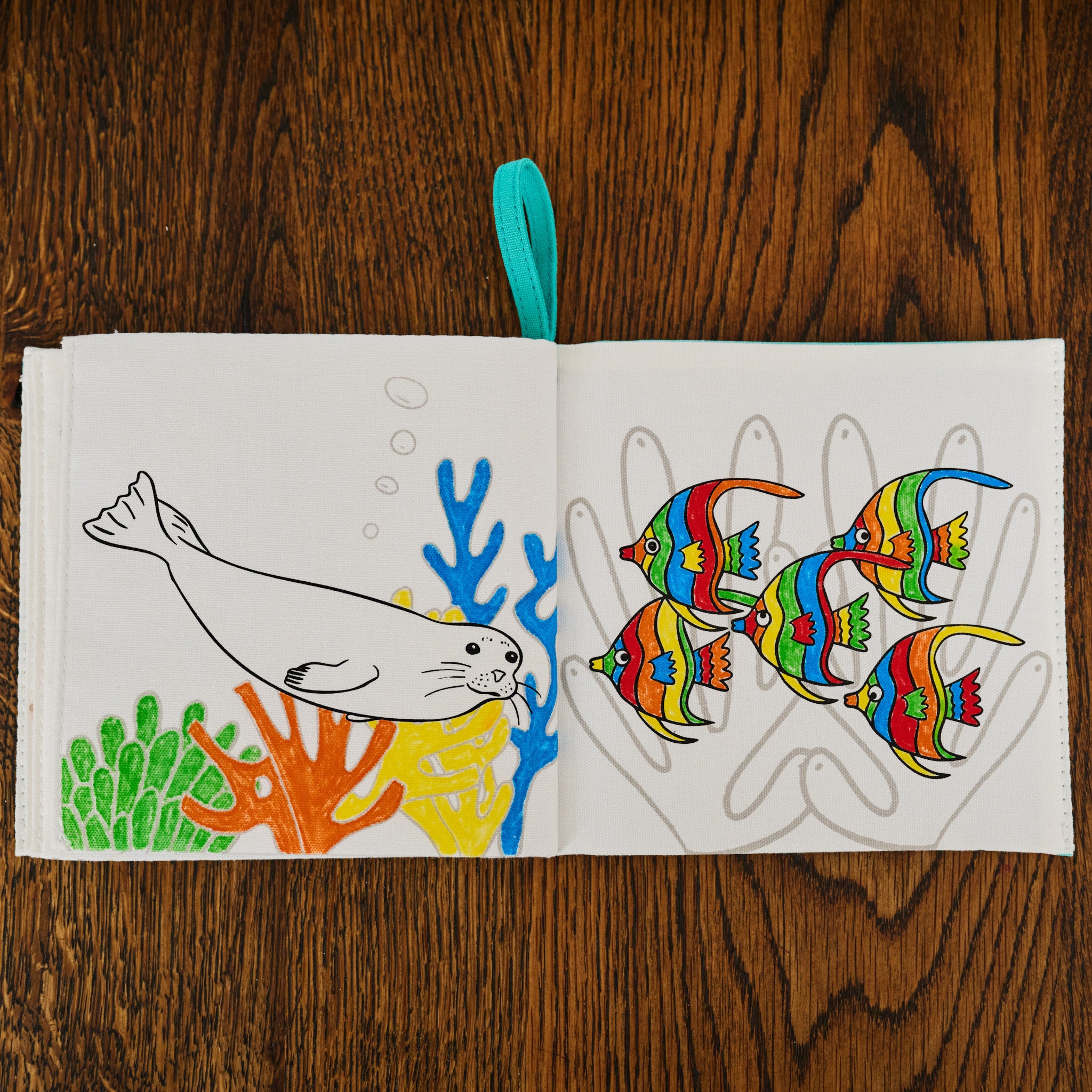under the sea colour in book