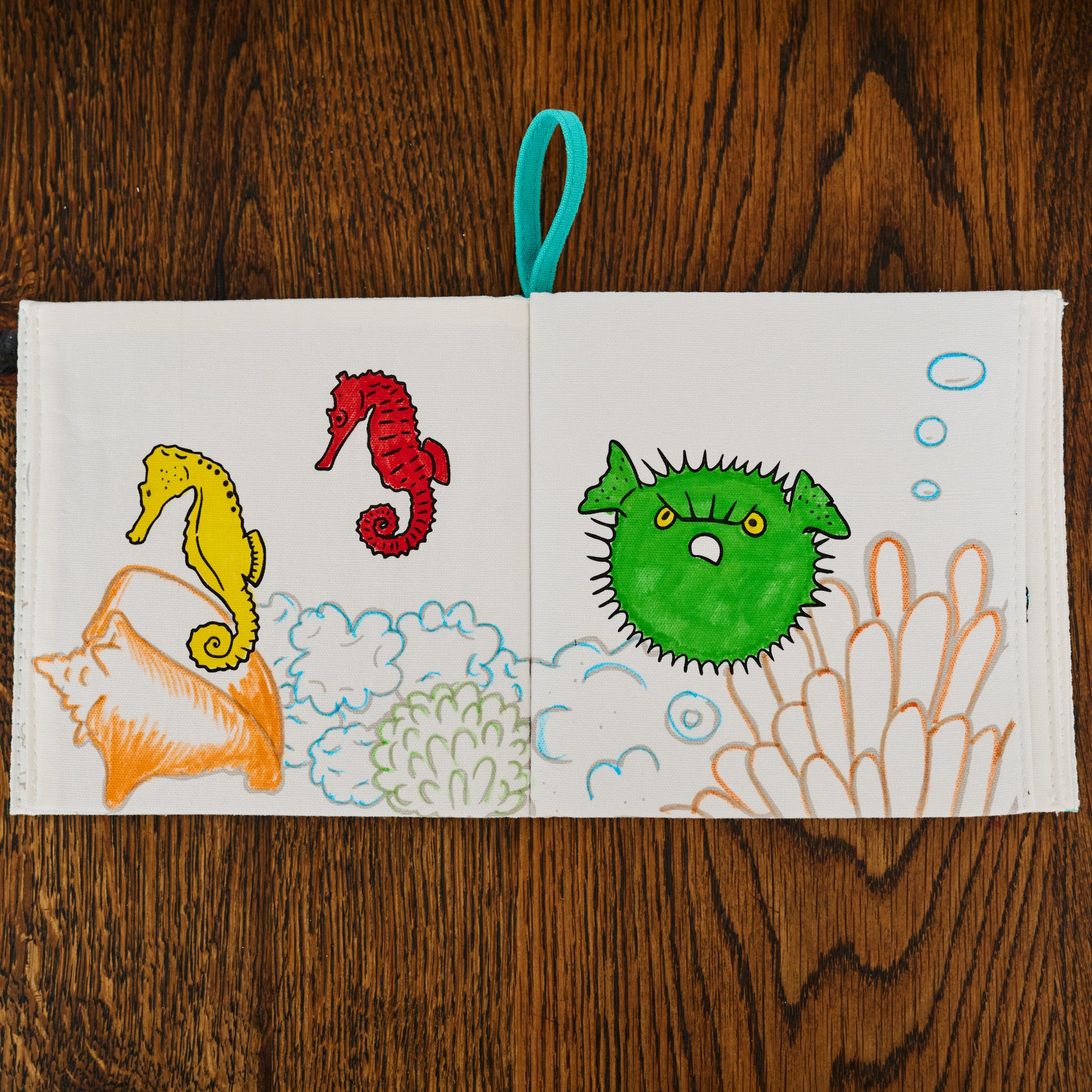 under the sea colour in book