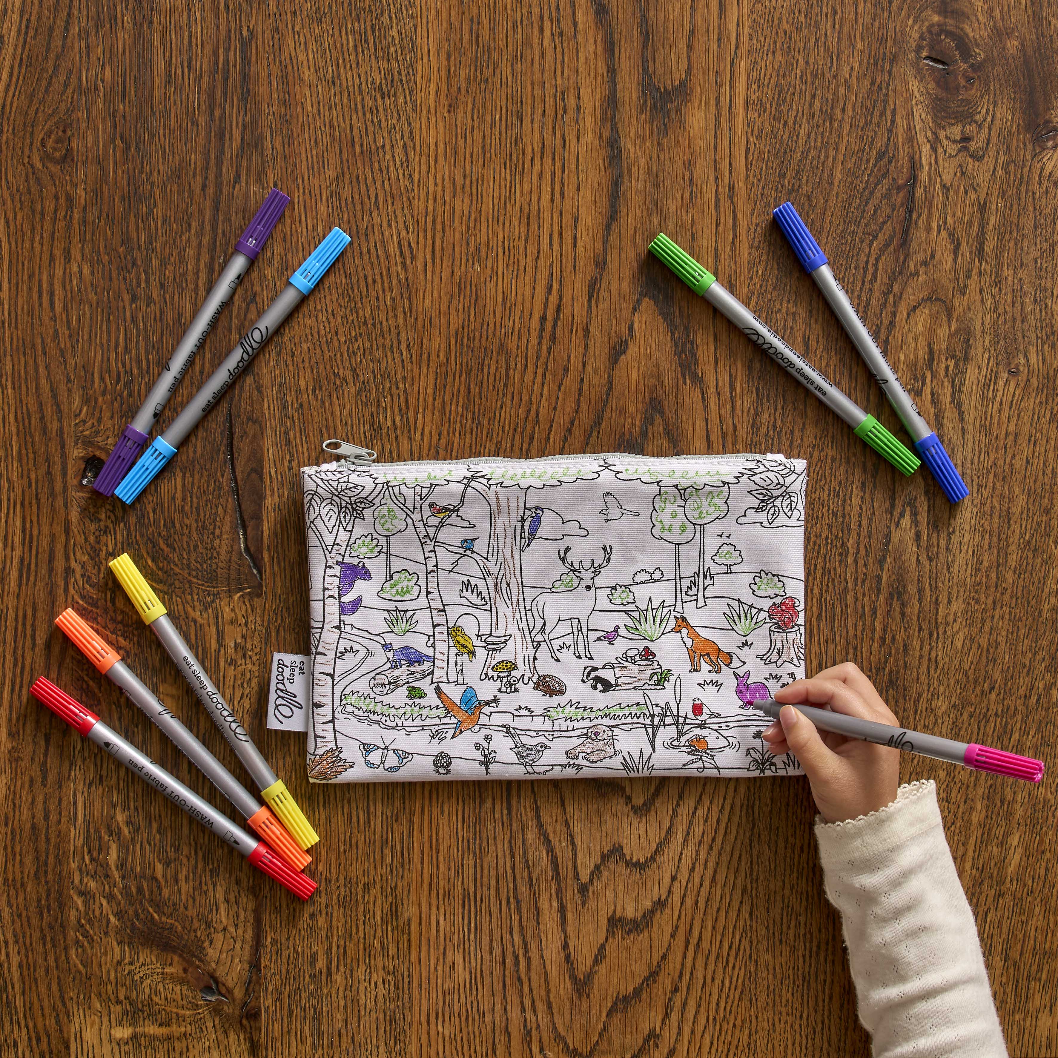 woodland pencil case