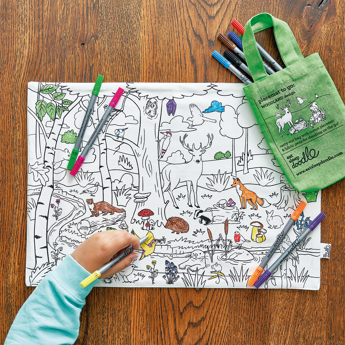 colour your own placemat gift bundle