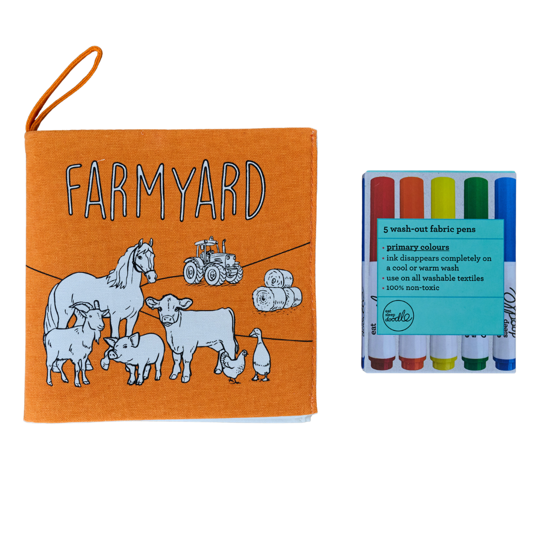 farmyard colour in book