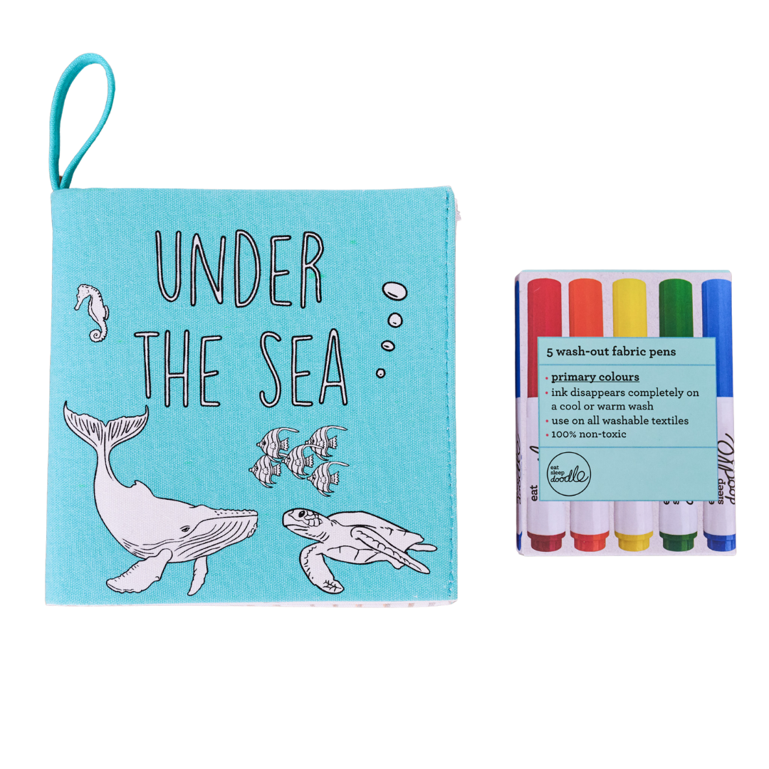 under the sea colour in book