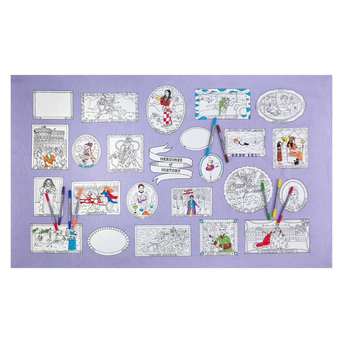 women in history tablecloth Unique gift for girls